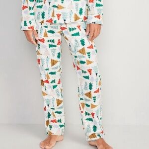 XXL Mens Christmas Tree pajama pants flare